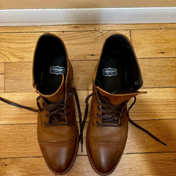 Thursday Boot Co. Women's 11B Captain Brandy Boot - Picture 2 of 10